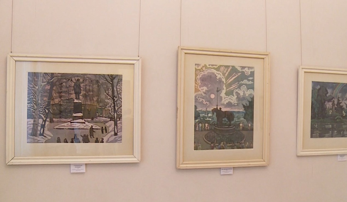 В Губернаторском доме открылась тематическая выставка «Мы рисовали жизнь»